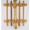 1950 Paire d’appliques en rotin Louis Sognot | Biron 
