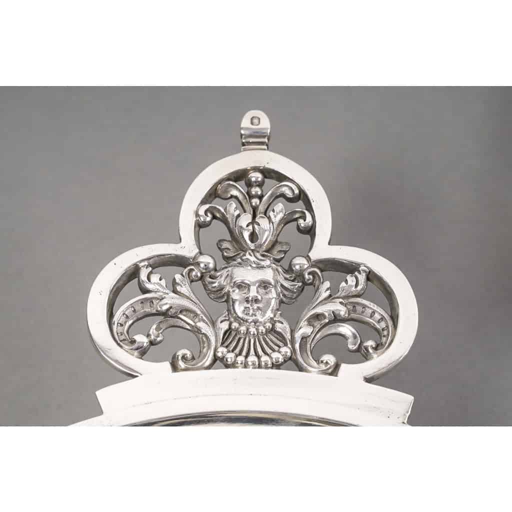 Orfèvre CARDEILHAC – Légumier couvert en argent massif mascaron circa XIXè | Biron 