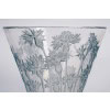 Vase « Bluets » verre blanc patiné bleu de René LALIQUE | Biron 