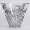 Vase « Bluets » verre blanc patiné bleu de René LALIQUE | Biron 