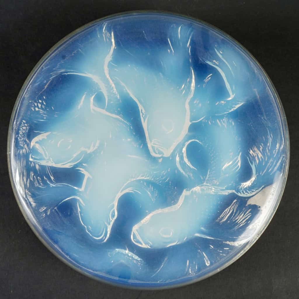 Boîte « Cyprins » verre opalescent de René LALIQUE | Biron 