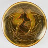 Boîte « Deux Sirènes » verre orange opalescent de René LALIQUE | Biron 