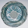 Vase « Sauterelles » verre blanc patiné bleu et vert de René LALIQUE | Biron 