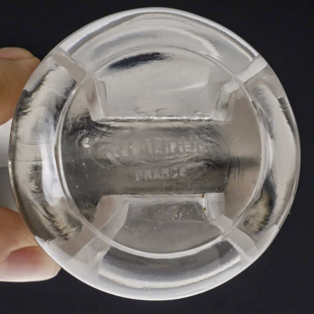 Presse-Papiers « Toby » verre blanc de René LALIQUE | Biron 