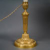 Paire de flambeaux d’époque Louis XVI en bronze ciselé et doré montés en lampes vers 1780 | Biron 