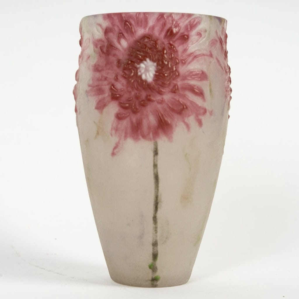 Vase « Chrysanthèmes » pâte de verre de Gabriel ARGY-ROUSSEAU | Biron 