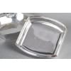 CHRISTOFLE – SOUPIERE MODERNISTE SUR SON PLATEAU EN ARGENT MASSIF ART DECO | Biron 