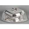 CHRISTOFLE – SOUPIERE MODERNISTE SUR SON PLATEAU EN ARGENT MASSIF ART DECO | Biron 