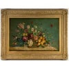Bouquet de Fleurs sur un Entablement en Pierre huile sur panneau vers vers 1880-1890 | Biron 