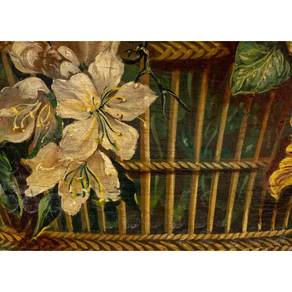 Bouquet de Fleurs sur un Entablement en Pierre huile sur panneau vers vers 1880-1890 | Biron 
