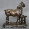 Sculpture – Cheval Percheron , René Maxime Choquet (1872-1958) – Bronze | Biron 