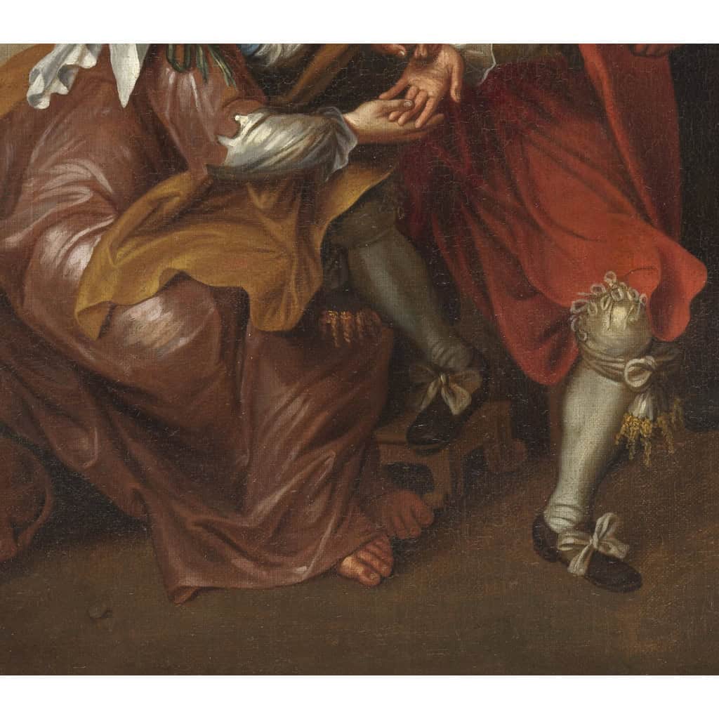 La Diseuse de bonne aventure – Attribué à Simon de Vos vers 1640 | Biron 