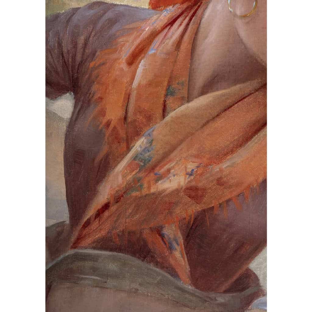 Édouard ROSSET-GRANGER ( 1853 – 1934 ) La marchande de roses, Capri | Biron Édouard ROSSET-GRANGER (1853 - 1934) La marchande de roses, Capri 4