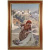 Édouard ROSSET-GRANGER ( 1853 – 1934 ) La marchande de roses, Capri | Biron Édouard ROSSET-GRANGER (1853 - 1934) La marchande de roses, Capri cadre