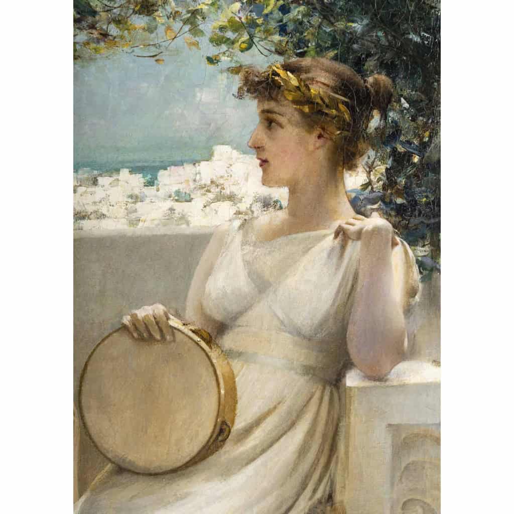 Francis COATE JONES 1857-1932 musiciennes Pompéi 2