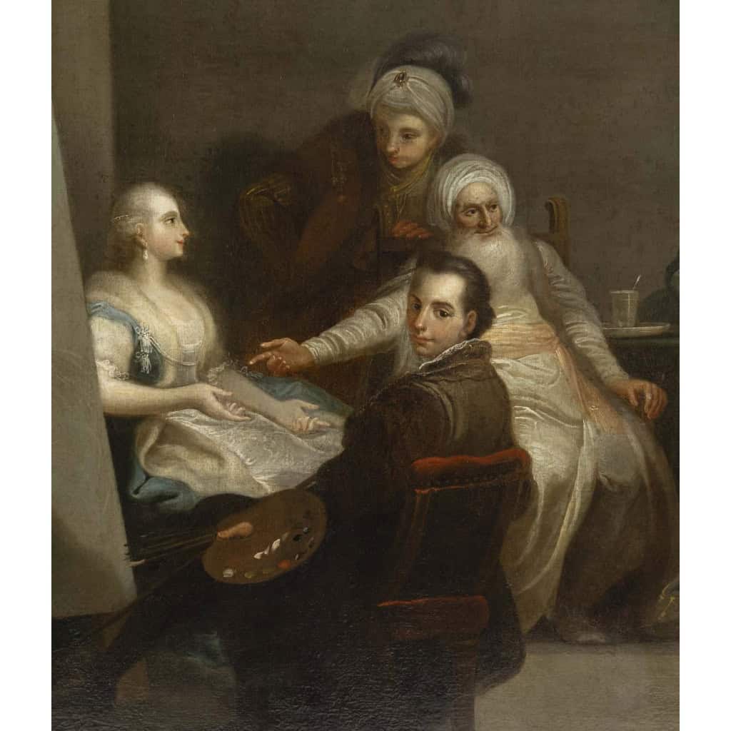Dimitri Levitski 1735-1822 l’atelier du Peintre et le Sculpteur | Biron 