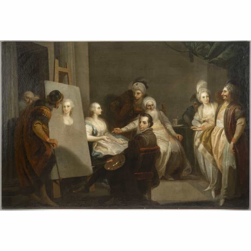 Dimitri Levitski 1735-1822 l’atelier du Peintre et le Sculpteur | Biron 