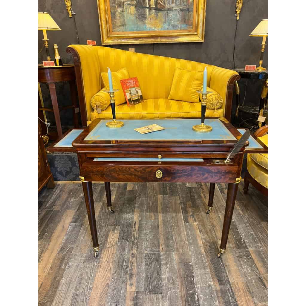 François Honoré Jacob (1770-1841) – Table à la Tronchin en acajou d’époque Empire vers 1810 | Biron 