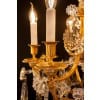 Maison Baguès Lustre de style Louis XVI en bronze doré et cristal taillé vers 1920 | Biron 