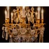 Maison Baguès Lustre de style Louis XVI en bronze doré et cristal taillé vers 1920 | Biron 