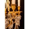 Maison Baguès Lustre de style Louis XVI en bronze doré et cristal taillé vers 1920 | Biron 