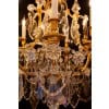 Maison Baguès Lustre de style Louis XVI en bronze doré et cristal taillé vers 1920 | Biron 