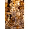 Maison Baguès Lustre de style Louis XVI en bronze doré et cristal taillé vers 1920 | Biron 