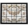 Imposte (1) (55 x 70 cm) | Biron vitrail imposte guirlande