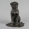 Sculpture – Chien Assis , Jacques Nam (1881-1974) – Bronze | Biron 