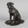 Sculpture – Chien Assis , Jacques Nam (1881-1974) – Bronze | Biron 
