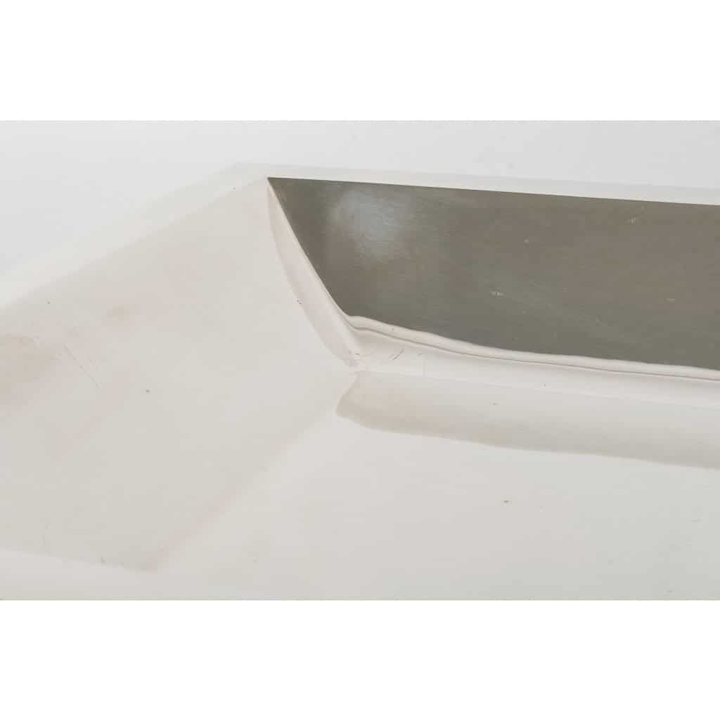 D. GARRIDO – Centre de Table Carré en Argent Massif XXe | Biron 