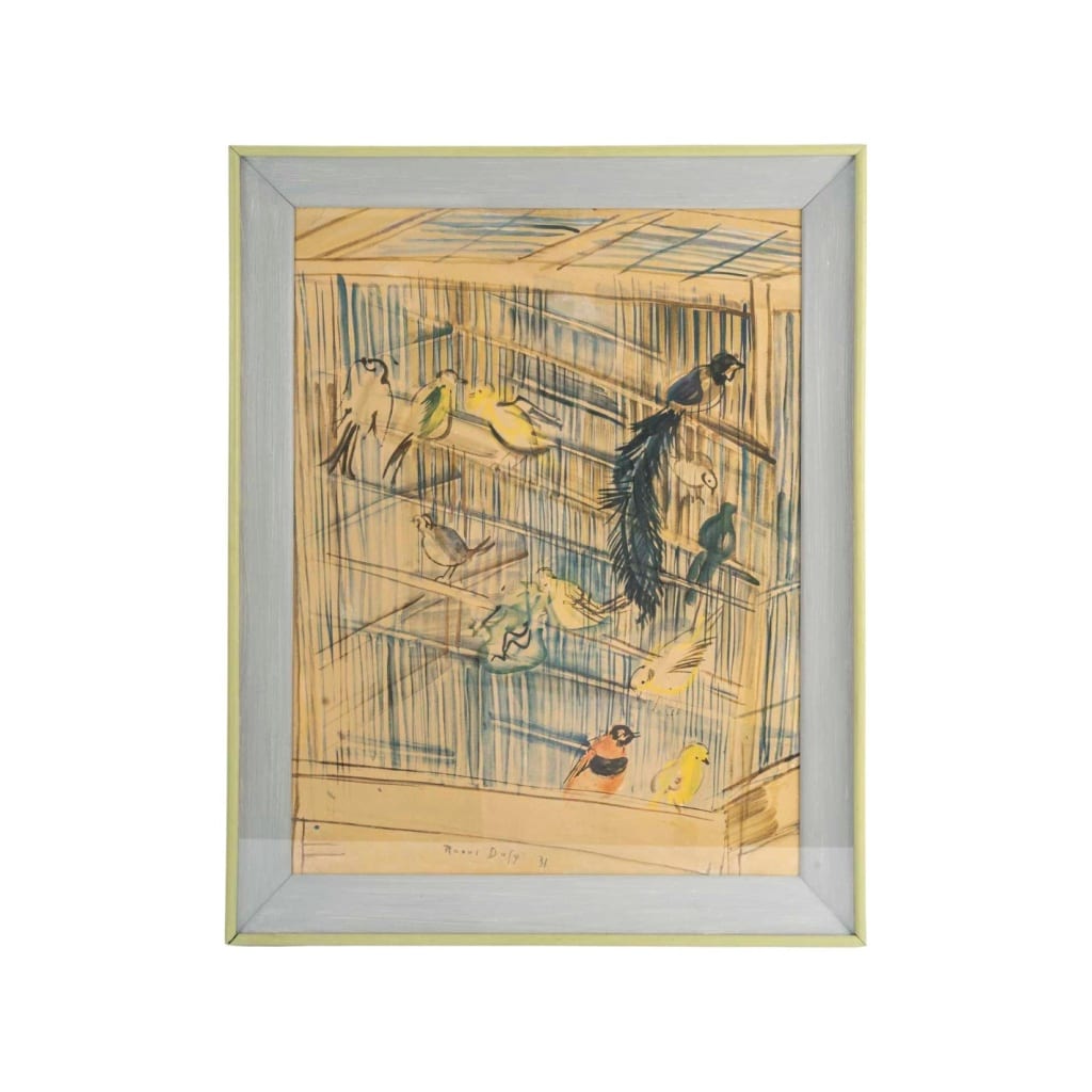 Reproduction de Raoul Dufy bien encadré, XXème siècle. | Biron 