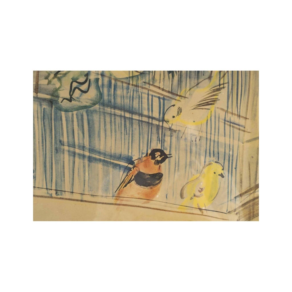 Reproduction de Raoul Dufy bien encadré, XXème siècle. | Biron 
