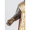 Sculpture religieuse en bois sculpté et polychromé, XIXème siècle. | Biron 
