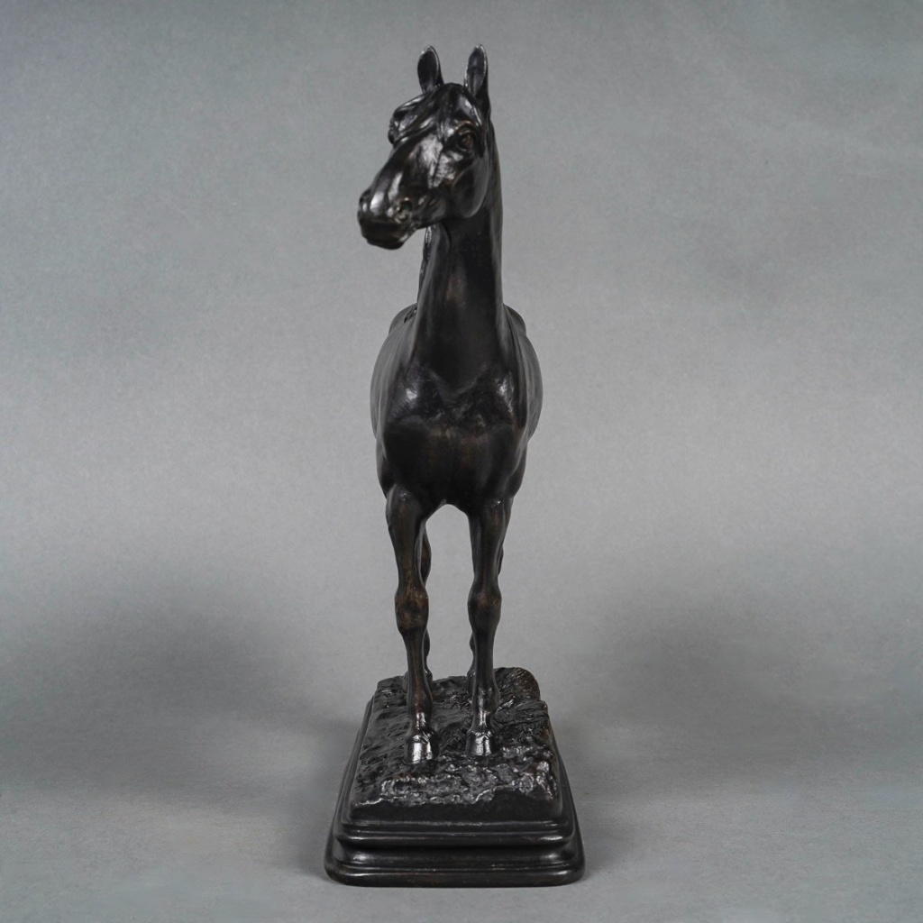 Sculpture – Le Cheval Niger , Alfred Dubucand (1828 – 1894) – Bronze | Biron 