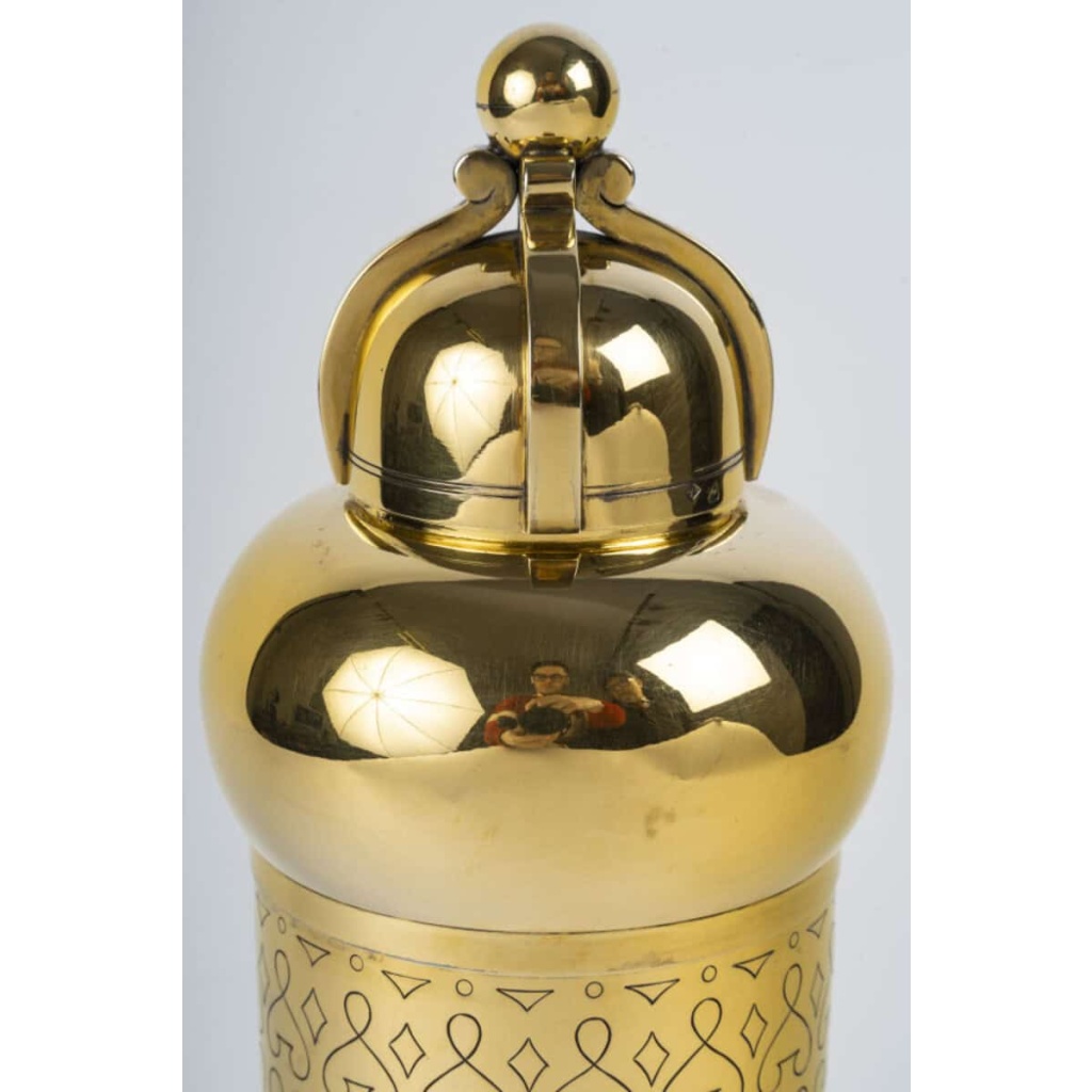 TETARD Frères – SHAKER en Vermeil XXe ART DECO | Biron 