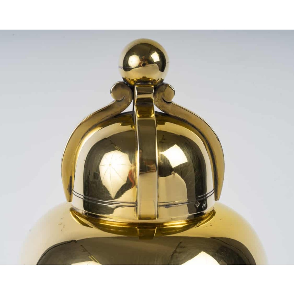 TETARD Frères – SHAKER en Vermeil XXe ART DECO | Biron 