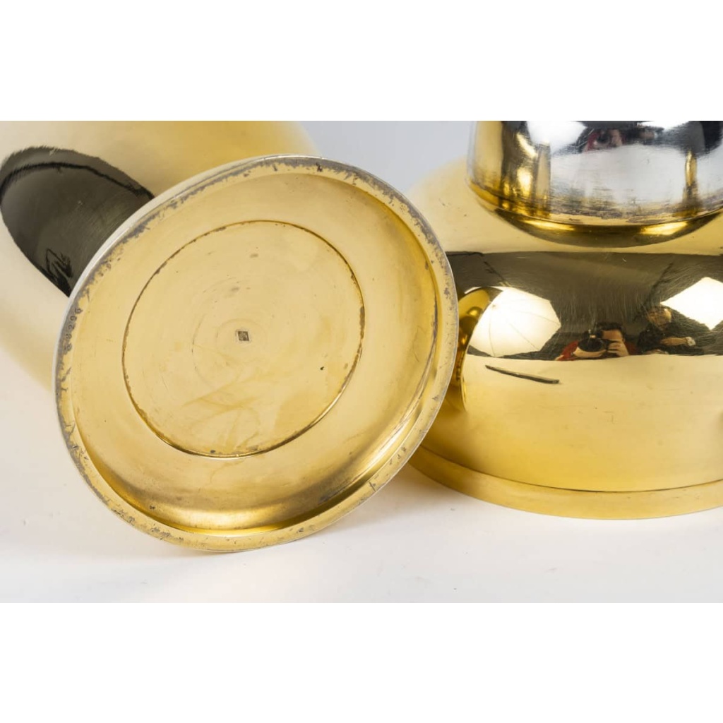 TETARD Frères – SHAKER en Vermeil XXe ART DECO | Biron 
