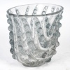 “Vichy” vase in white glass with blue patina by René LALIQUE | Biron