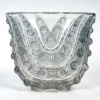 “Vichy” vase in white glass with blue patina by René LALIQUE | Biron