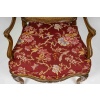 Pierre Nogaret – Fauteuil à fond de cannes en noyer mouluré et sculpté d’époque Louis XV vers 1765 | Biron 