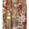 Paire de chandeliers en bronze et cristal Baccarat, XIXème siècle | Biron 