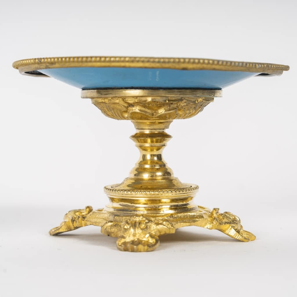 le Miniature coupe en émail et bronze doré, fin XIXème sièc | Biron 