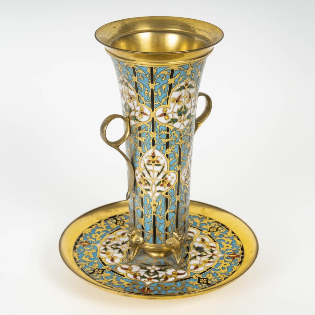 Une Coupe En Bronze Cloisonné F.Barbedienne, circa 1880 | Biron 