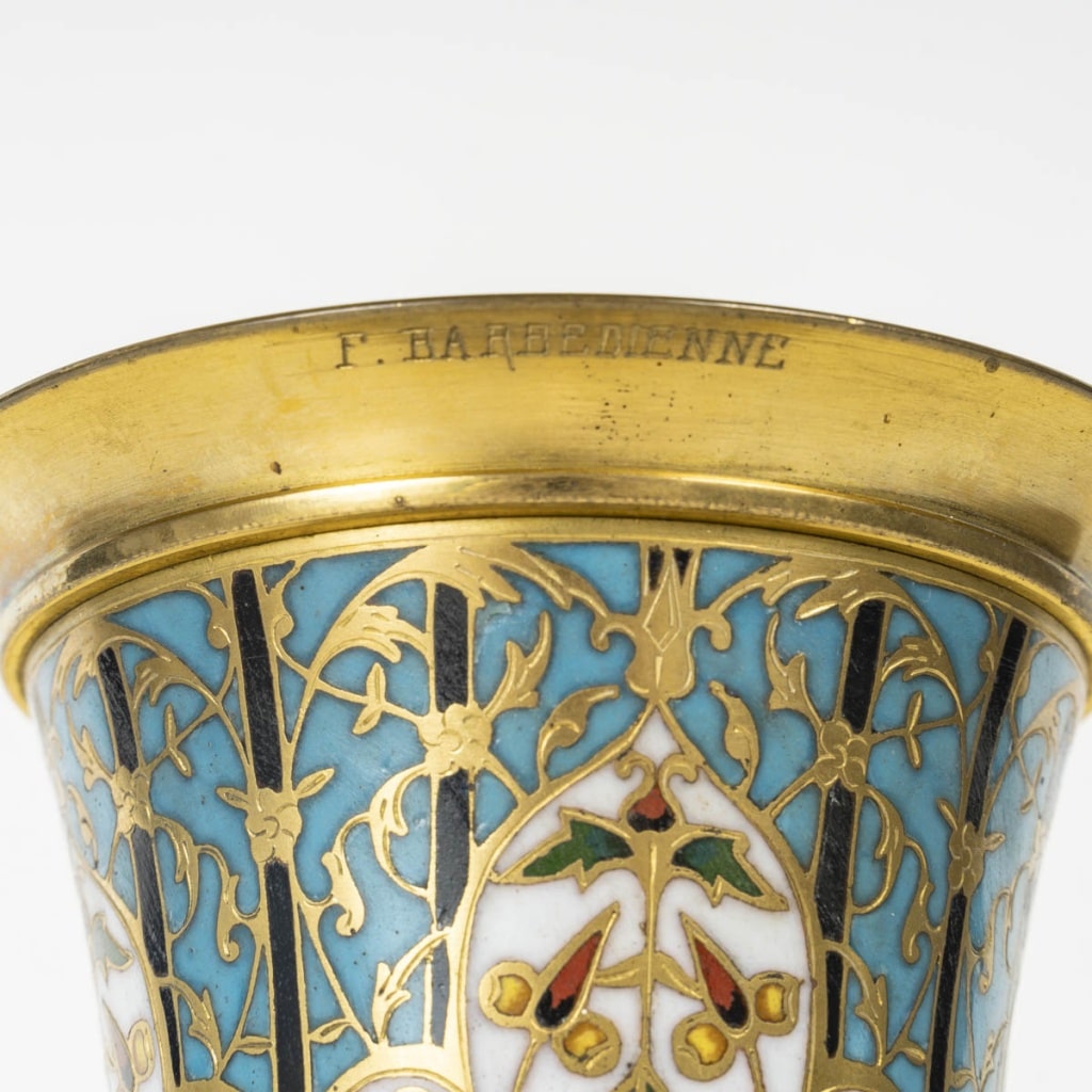 Une Coupe En Bronze Cloisonné F.Barbedienne, circa 1880 | Biron 