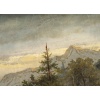 Un tableau huile sur toile sous-bois encadré, fin XIXème siècle | Biron 