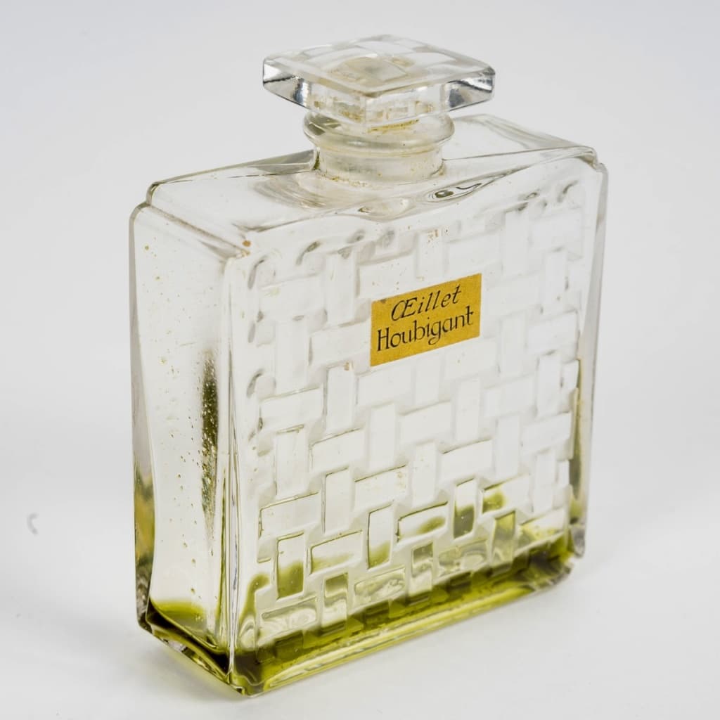 1919 René Lalique – Flacon Oeillet Verre Blanc Pour Houbigant | Biron 