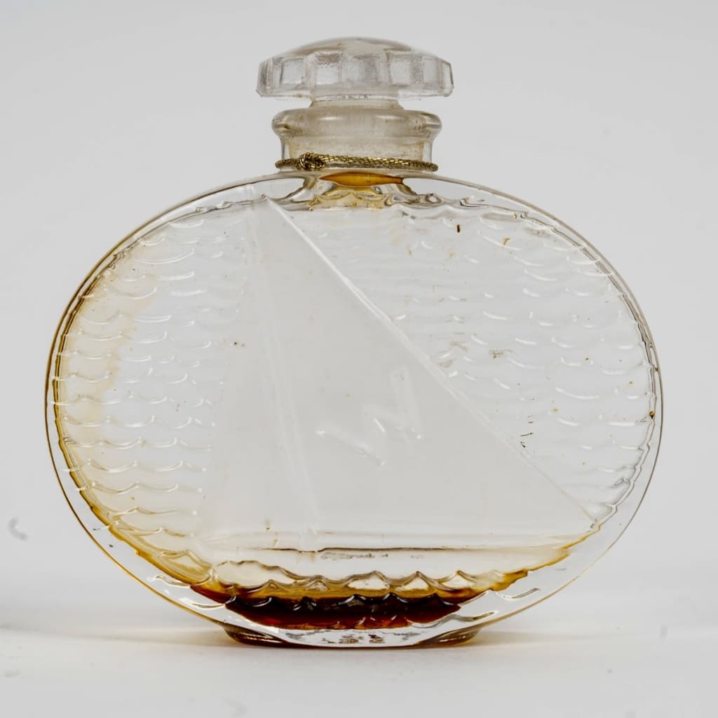 1935 René Lalique – Flacon En Croisière Verre Blanc Pour Worth | Biron 