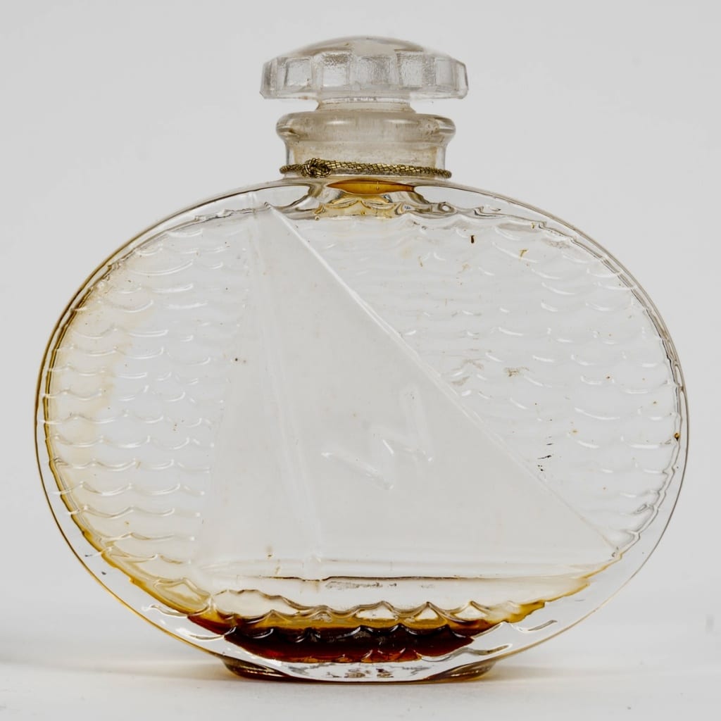 1935 René Lalique – Flacon En Croisière Verre Blanc Pour Worth | Biron 