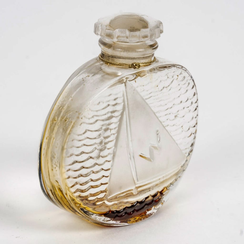 1935 René Lalique – Flacon En Croisière Verre Blanc Pour Worth | Biron 